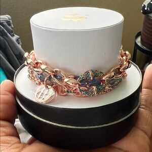 Bomb Party Rose Gold Stack Women's Bracelet
